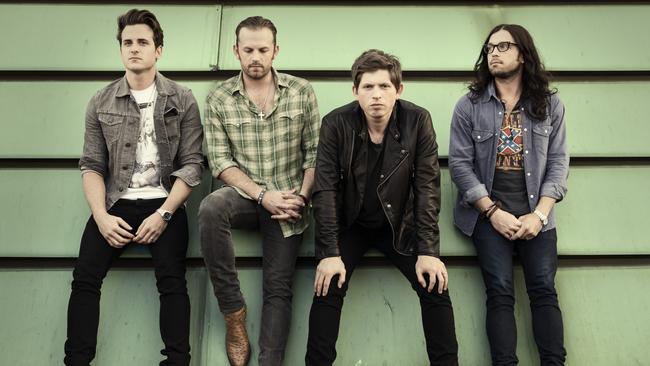 Kings of Leon’s Sex on Fire is back on the Hot Airplay charts. Picture: Supplied.