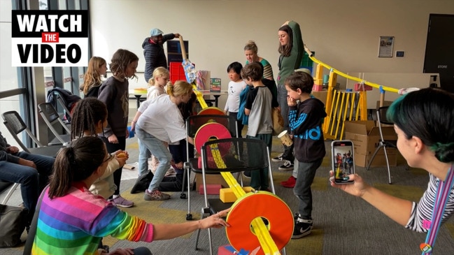 Marble run at Newport Community Hub