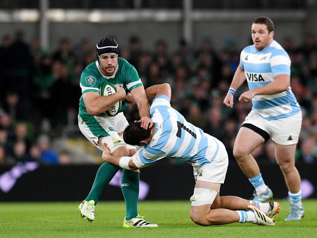 Caelan Doris was one of four Irish named in the World Rugby dream team. Picture: Charles McQuillan/Getty Images