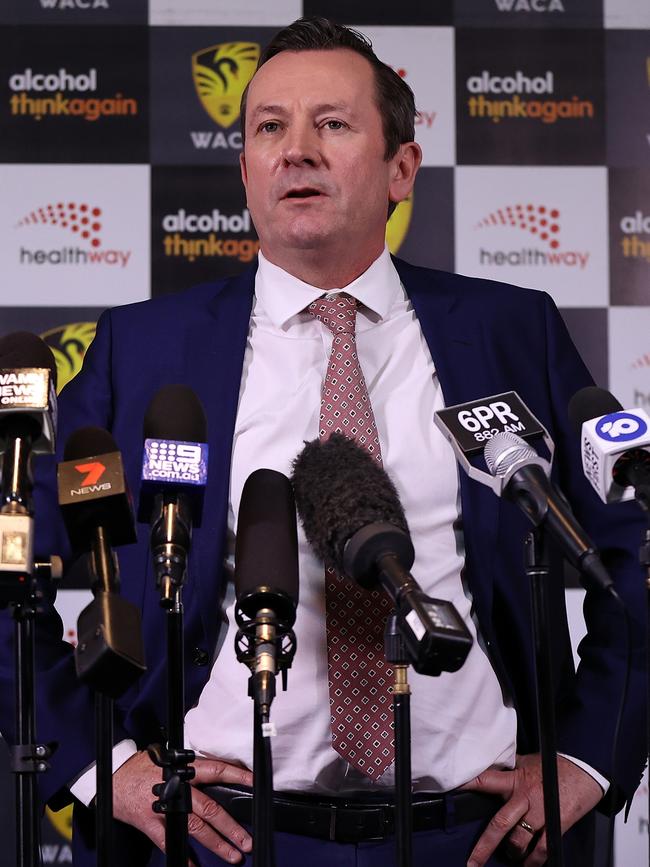 WA Premier Mark McGowan. Picture: Getty Images