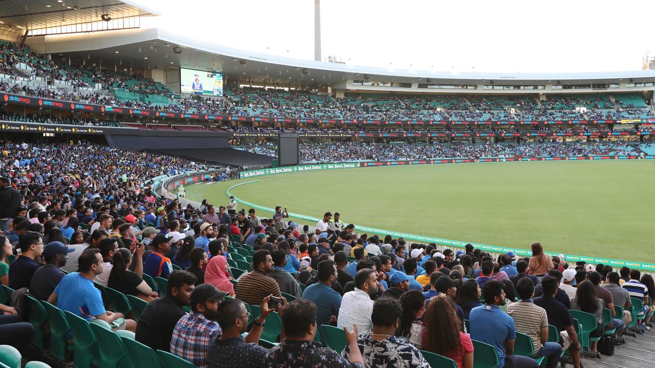 India and Australia cricket contests always draw big numbers to the Sydney Cricket Ground, whatever form of the game.