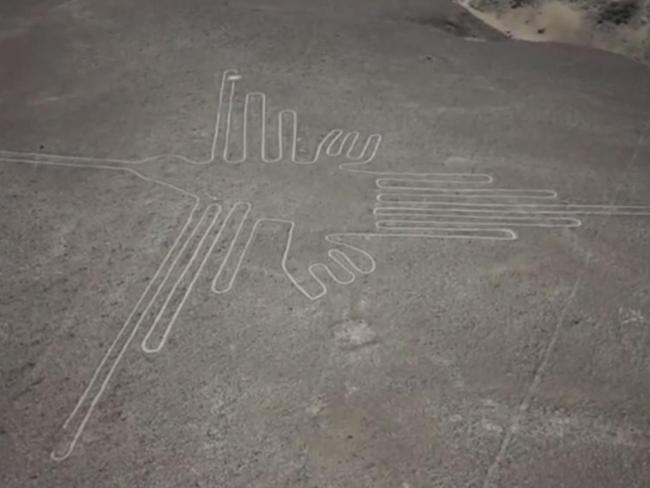 The ancient Nazca Lines are 1500 years old. Picture: PBS News Hour.