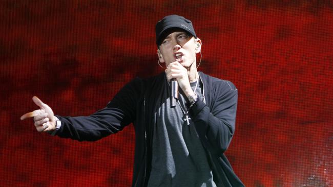 Eminem spent about $US450,000 on his Bored Ape. Picture: AP Photo/Jason DeCrow