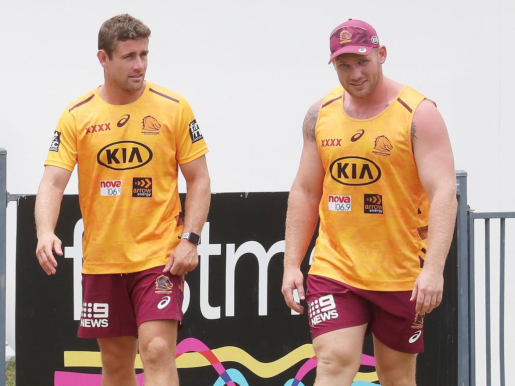 Andrew McCullough and Matt Lodge at Red Hill. Picture: Annette Dew