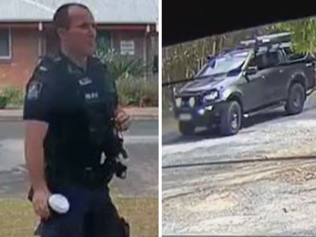 Cops incredible act caught on car park CCTV