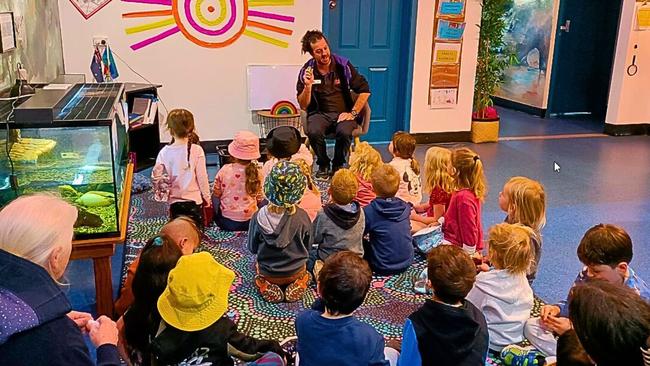 Children at the popular Bay Island Early Learning Centre, which closed for the final time this week on Macleay Island. Picture: Contributed