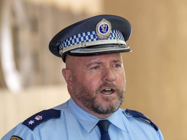 Strike Force Pearl commander Detective Superintendent Darren Newman. Picture: NewsWire / Simon Bullard