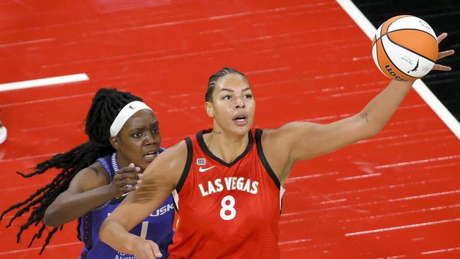 Cambage may have played her last game for the Las Vegas Aces in the WNBA. Photo: Ethan Miller/Getty Images/AFP