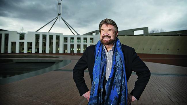 Derryn Hinch at Parliament House in Canberra. Picture Kym Smith