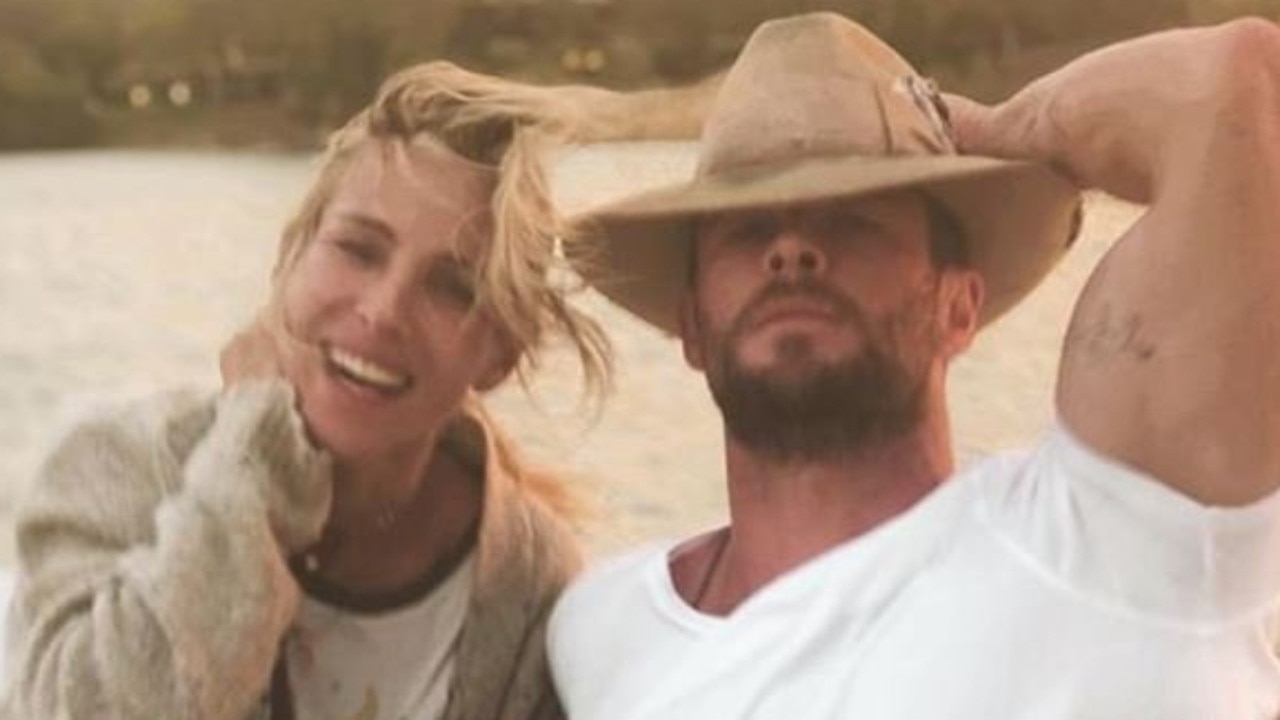 Chris Hemsworth and Elsa Pataky bonded over their love of keeping active when they first met. Picture: Instagram.