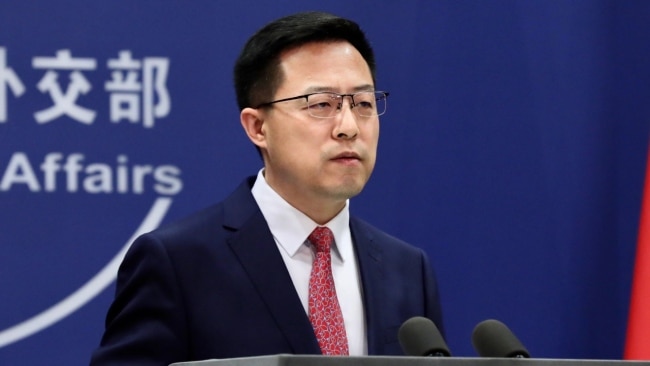 China's Foreign Ministry spokesperson Zhao Lijian cautioned Australia to be "cautious with its words" after Defence flagged the "dangerous manoeuvre" of a Chinese jet. Picture: Getty Images