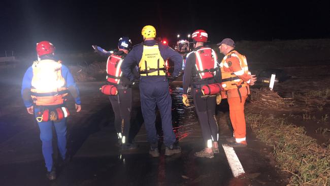 Ambulance NSW, NSW Police, Rural Fire Service, State Emergency Service, Volunteer Rescue Association and the Westpac rescue helicopter all teamed up in the colossal rescue effort.