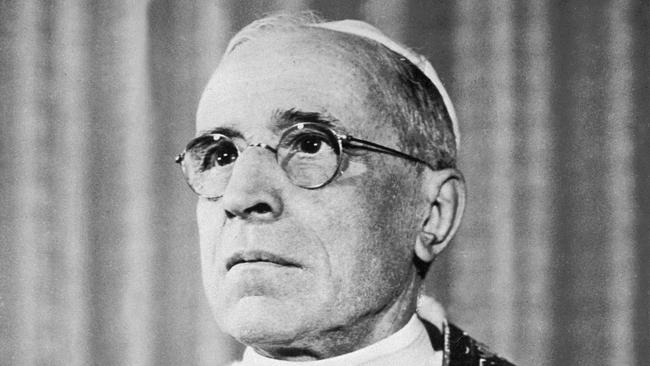 Pope Pius XII, who led the Catholic Church from 1939 until 1958, never went beyond allusions to the Nazi genocide in his public statements. Picture: AFP