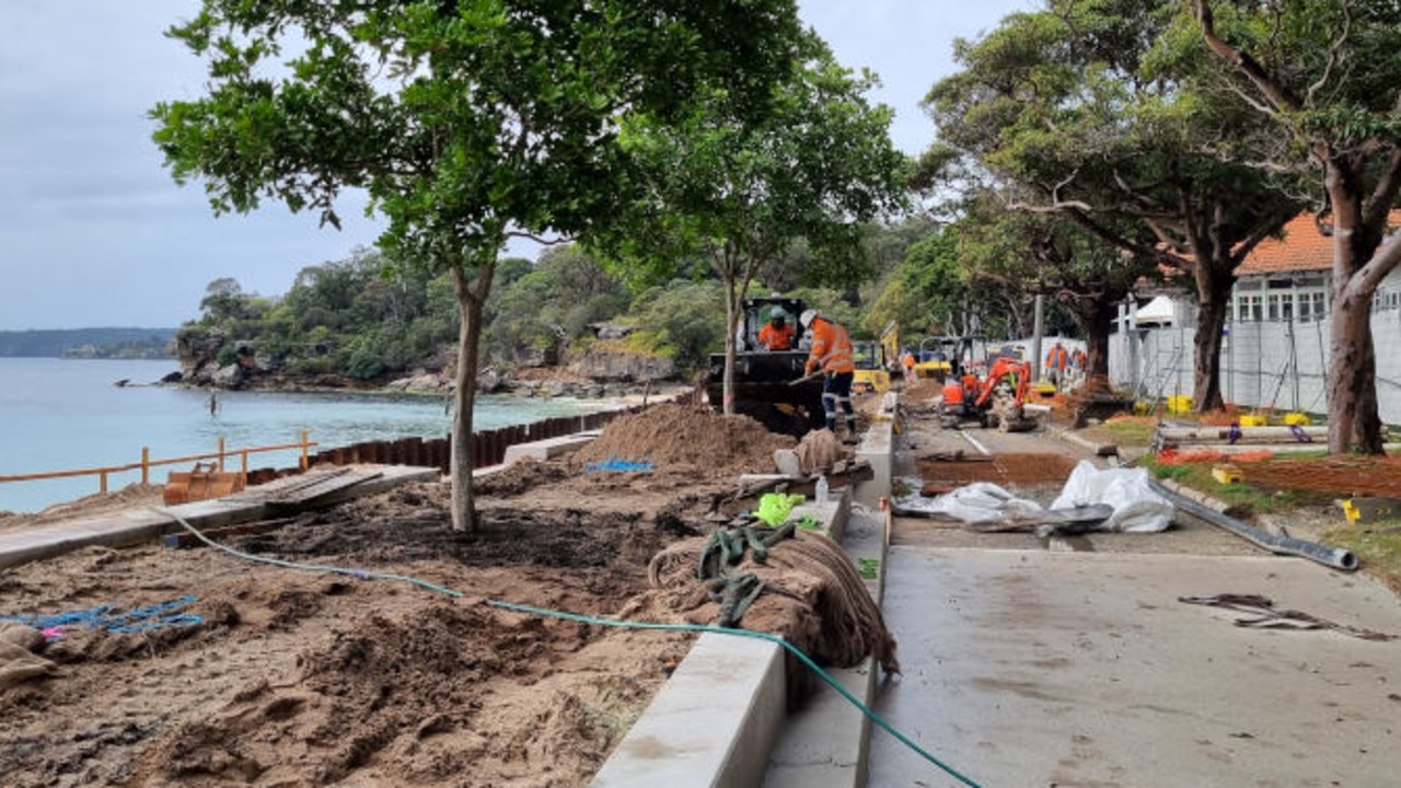 Shark Beach at Nielsen Park will remain closed until October. Picture: NSWPWS