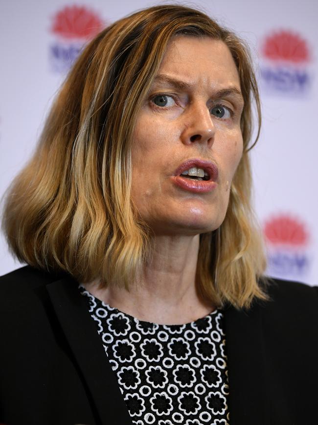 NSW Chief Health Officer Dr Kerry Chant. Picture: AAP.