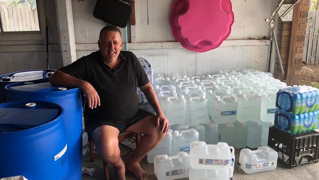 Malcolm Cuthbert is doing his bit for the drought-stricken in Stanthorpe with his planned water drive.