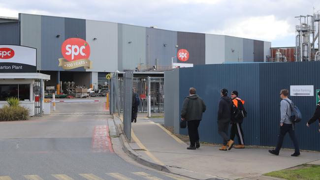 The AMWU says it wasn’t properly consulted on SPC’s plan to ban workers who aren’t vaccinated. Picture: Alex Coppel