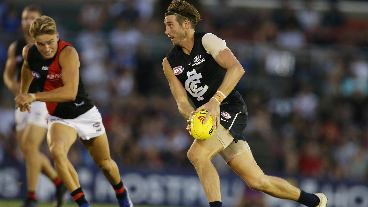 Dale Thomas has been buoyed by Carlton’s pre-season form. Picture: Michael Klein