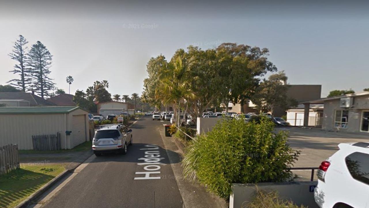 The 54-year-old was found unconscious on Holden Lane, Ballina. Picture: Google