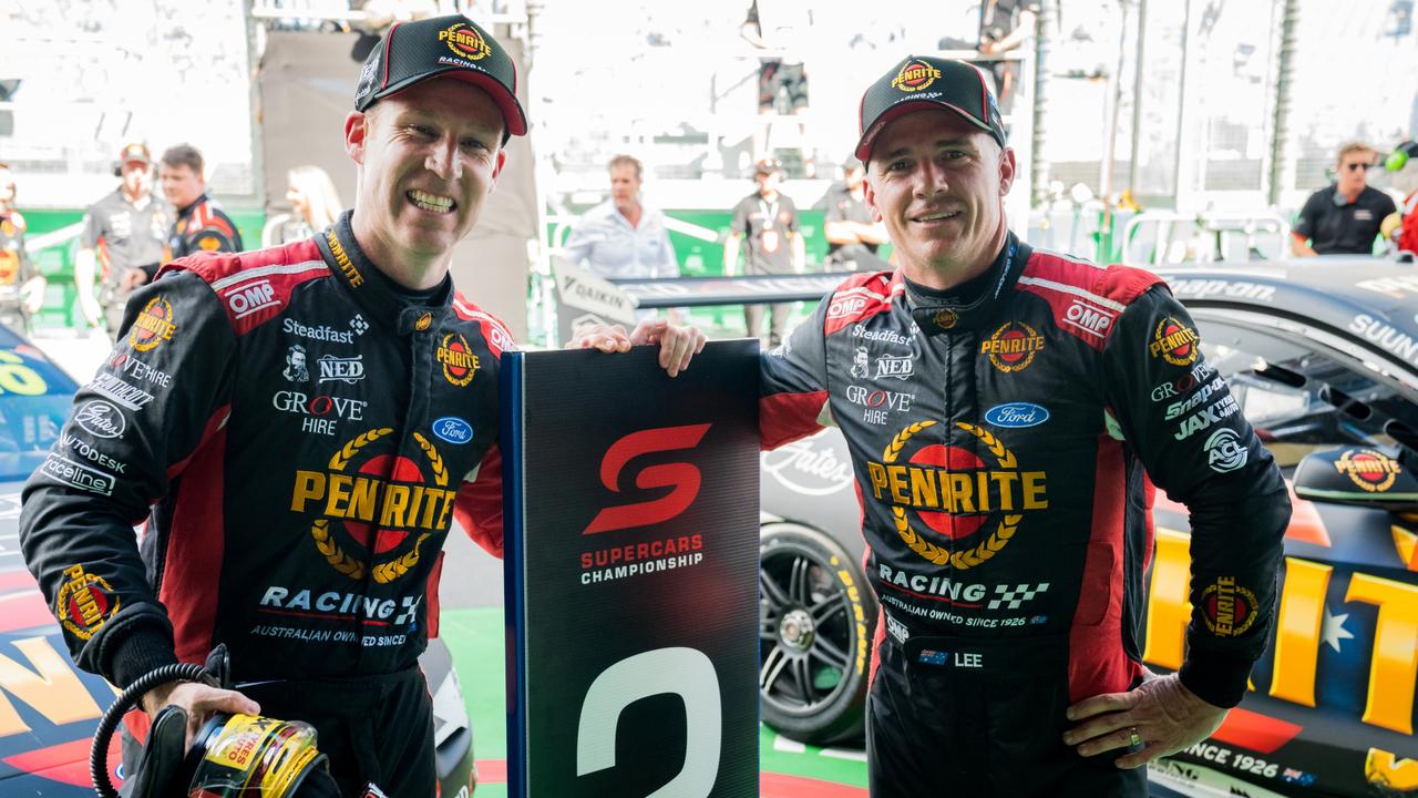 Lee Holdsworth and Dave Reynolds were delighted to fill the placings behind van Gisbergen.