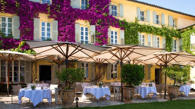 La Bastide St Antoine, a five-star hotel overlooking the bay of Cannes.