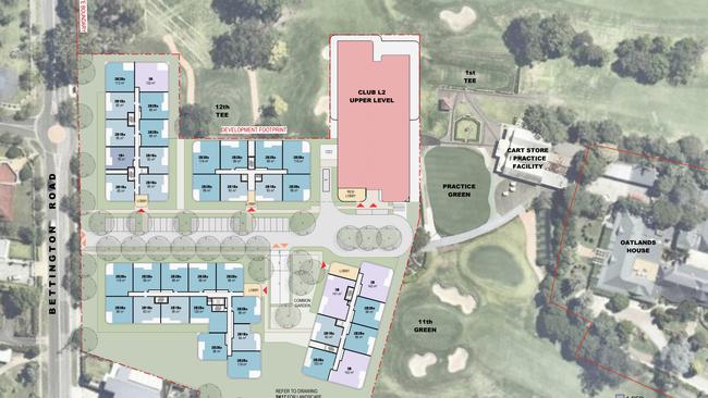 The golf club has plans to populate the greens with apartments. Picture: NSW Planning Portal