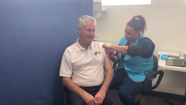 Mackay mayor gets his Covid-19 vaccine