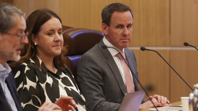 Craig Barling Deputy Vice Chancellor UTAS. UTAS Financial Position inquiry at parliament. Picture: Nikki Davis-Jones