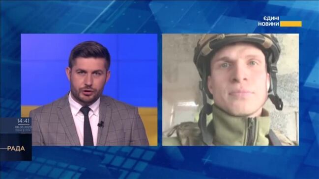 We're holding the line: Bakhmut soldier on Ukraine TV