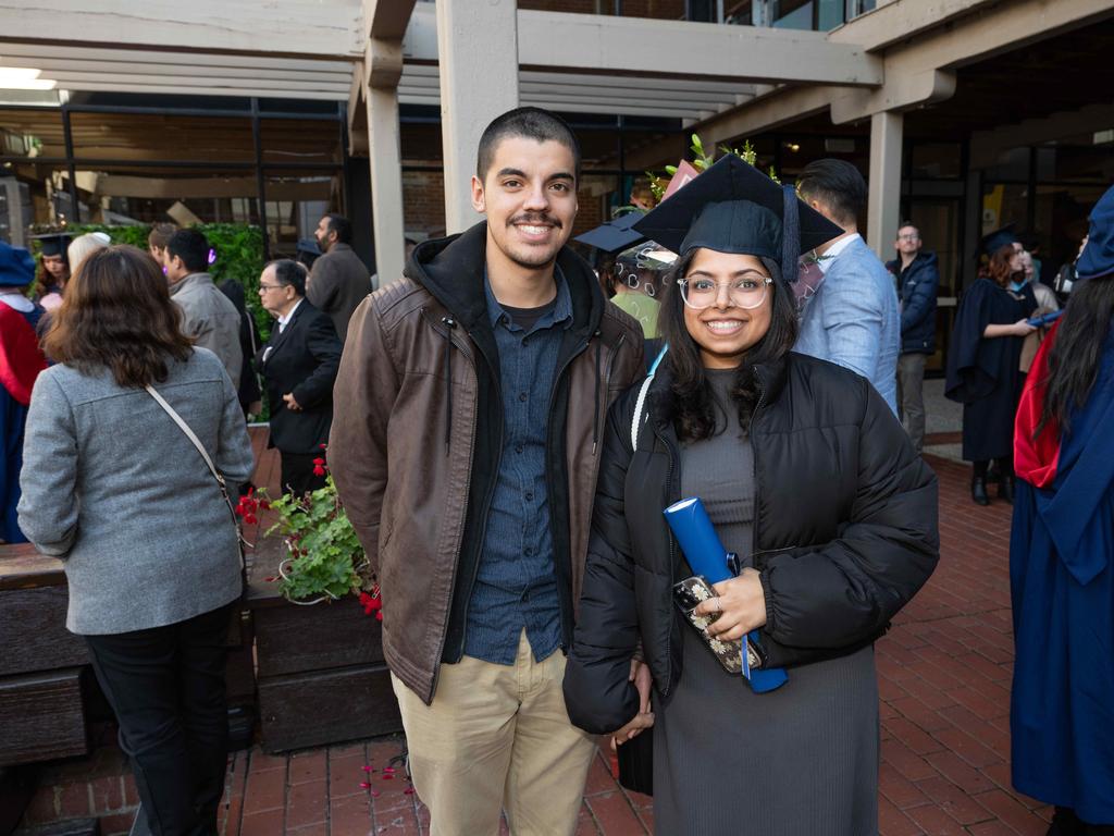 Virinchi Vaddepalli and Samuel Maceroni. Picture: Brad Fleet