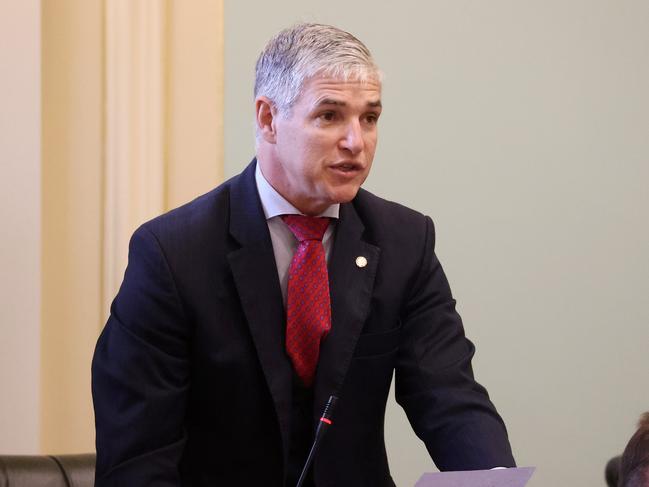 Member for Traeger Robbie Katter, Parliament Question Time, Brisbane. Picture: Liam Kidston