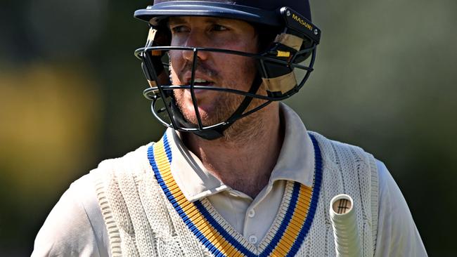 Ringwood captain David King becomes just the 15th player in Premier Cricket to reach 300 First XI matches this weekend. Picture: Andy Brownbill