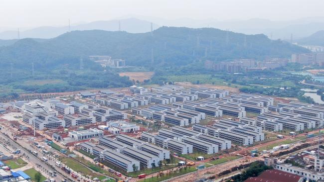 The Guangzhou International Health Station in Baiyun District was a quarantine station for inbound travellers during Covid-19. Picture: Getty Images,