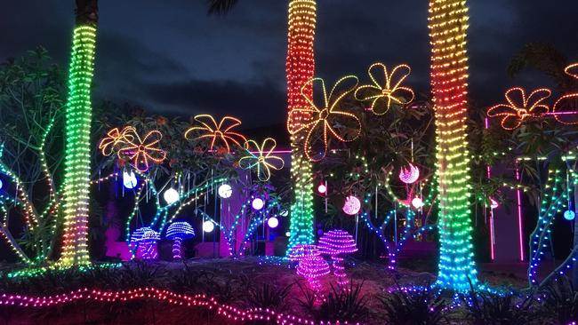 The Christmas lights display at 26 Forest-Oak Drive, Upper Coomera. Photo: Tanya Westthorp