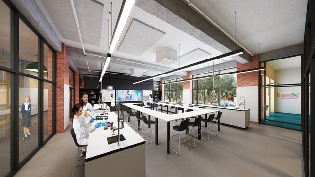 Loreto College science Lab. Picture: Supplied