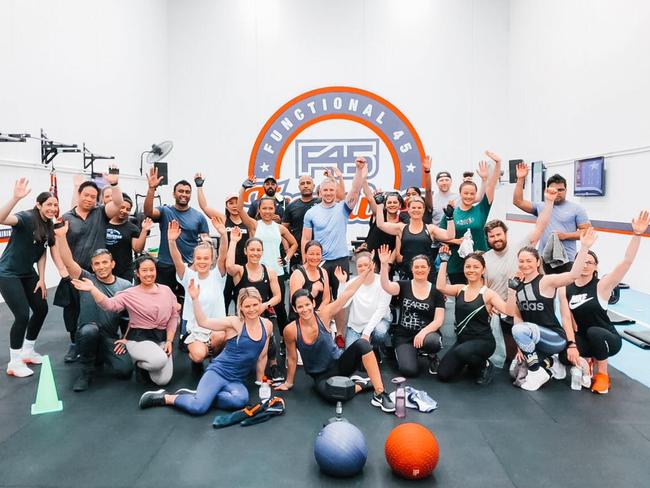 It could be months before F45 gyms are allowed to return to their normal capacity. Picture: Supplied