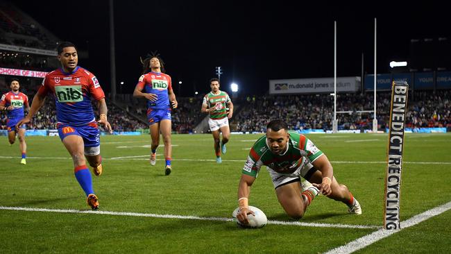 Richard Kennar scored three tries in his one NRL game for South Sydney. Picture: NRL Images