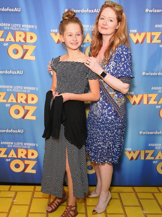 Miranda Otto with her daughter Darcey O'Brien. Picture: Don Arnold/WireImage