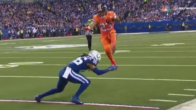 NFL 2017 season: Denver Broncos Devontae Booker hurdle touchdown not  counted