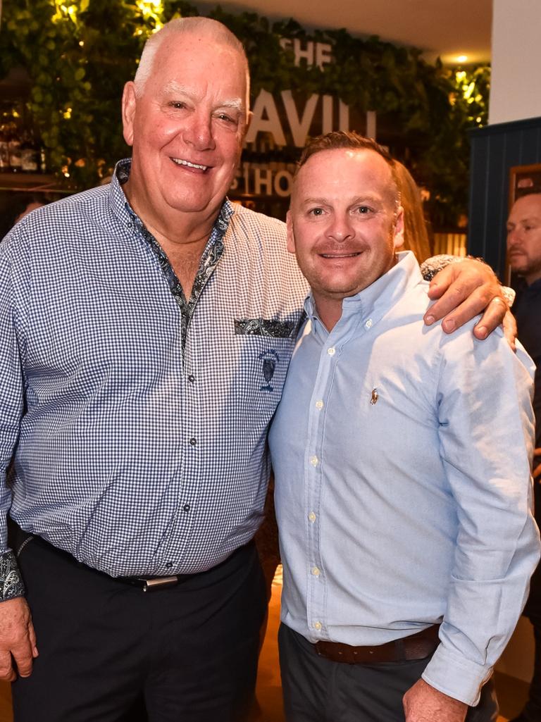 Paul Donovan and Matt Heanen at The Cavill Hotel opening, Surfers Paradise. Socials: Damien Anthony Rossi | Picture: Pedro Freitas