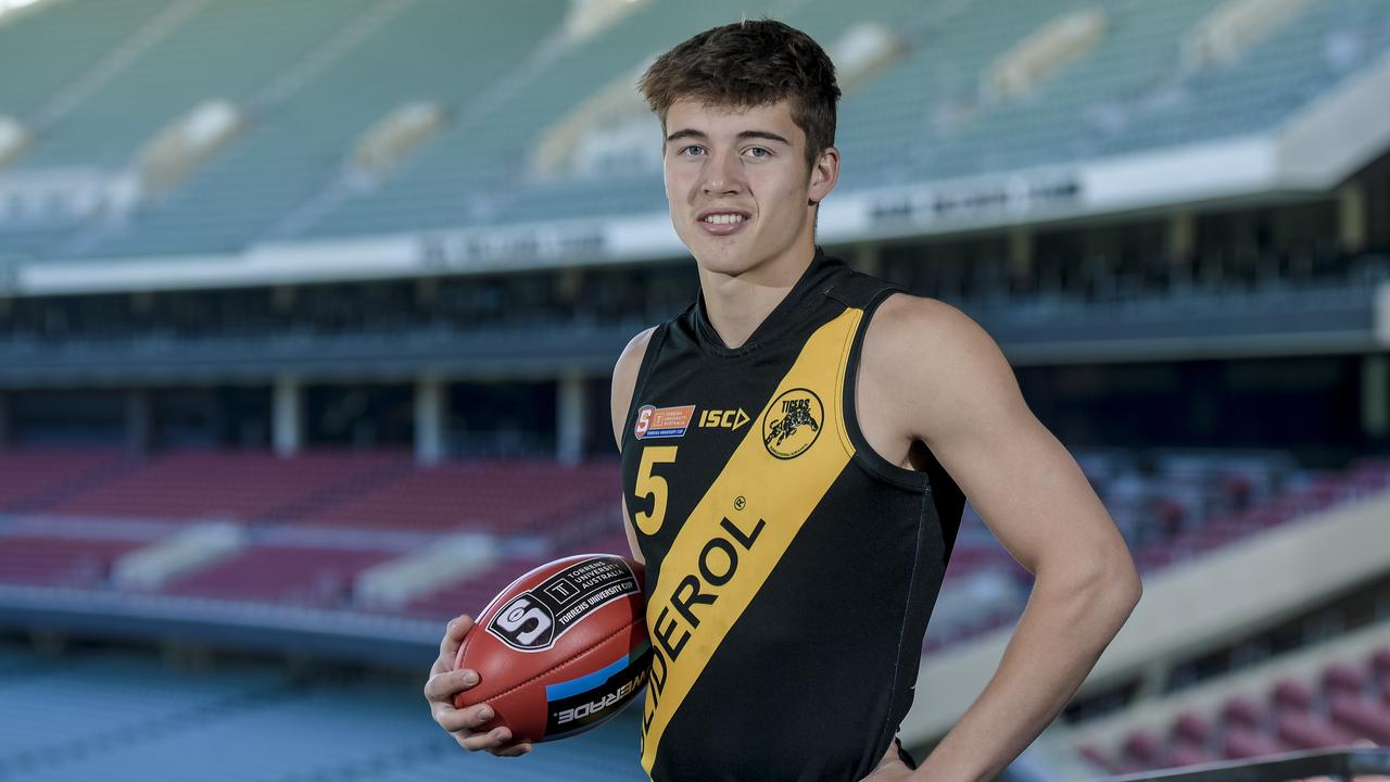 Glenlg under-18 captain Hugh Stagg. Picture: Roy VanDerVegt