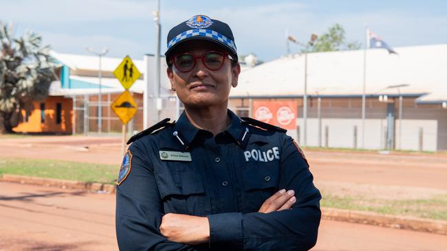 Officer in charge Wadeye police station Erica Gibson. Picture: Pema Tamang Pakhrin