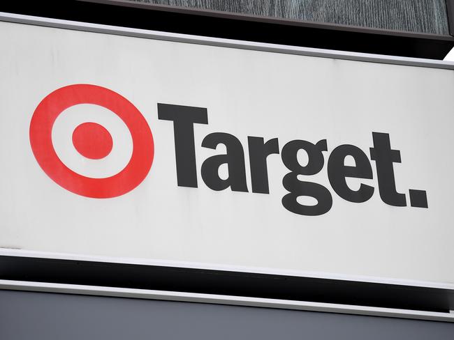 BRISBANE, AUSTRALIA - NewsWire Photos - APRIL 7, 2021. A Target store sign in Brisbane. The company announced it will soon close several stores across Queensland. Picture: NCA NewsWire / Dan Peled