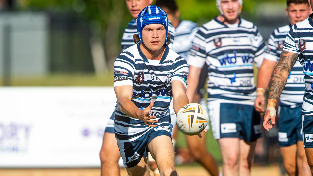 Isaac Seden-Kurnoth was among the best for the Darwin Brothers against the Northern Sharks. Picture: Che Chorley