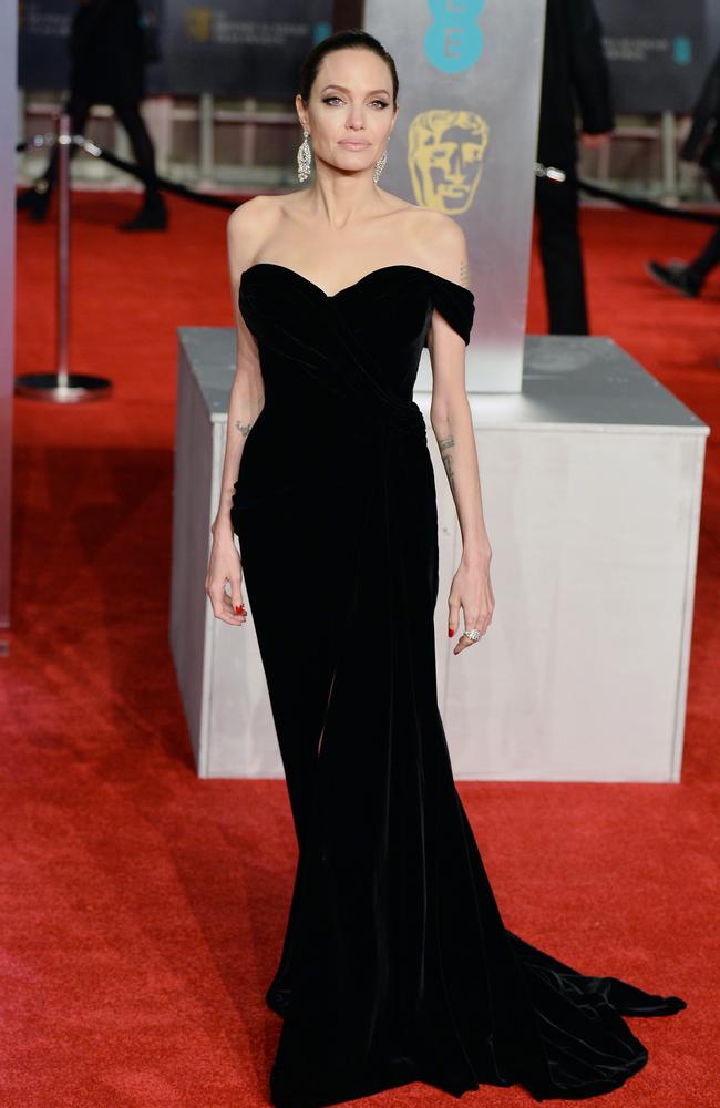 Angelina Jolie kept it simple. Picture: Jeff Spicer/Jeff Spicer/Getty Images