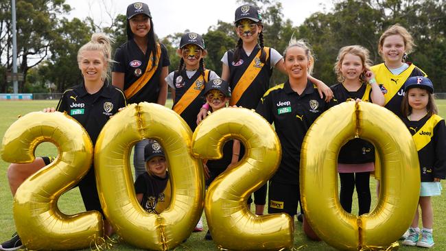 Richmond is celebrating its entry into the AFLW competition in 2020. Picture: Garnsworthy Media