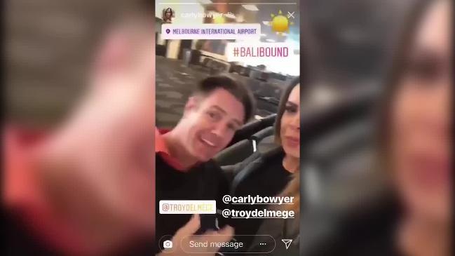 Troy Delmege and Carly Bowyer's bizarre Instagram video