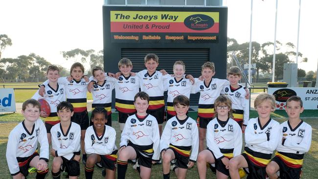 St Josephs Flying Joeys under-9 football team. Picture: Mark Wilson