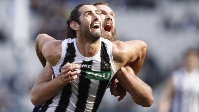 Brodie Grundy and Max Gawn — always a classic contest