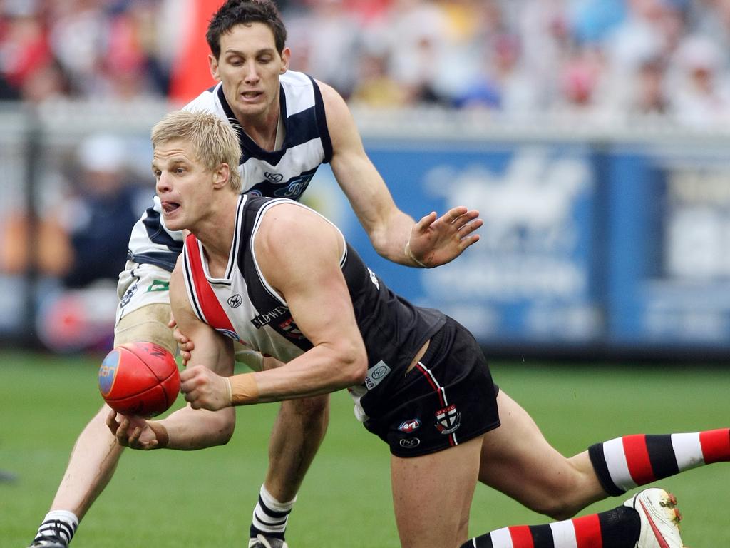 Inspiring St Kilda great Nick Riewoldt is the captain of the Saints’ best team of the last 25 years. Picture: Michael Klein